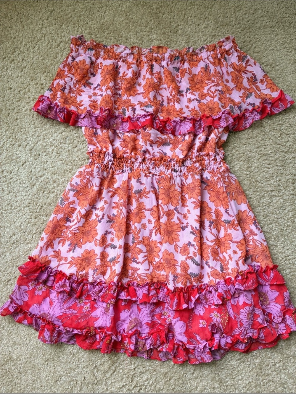 Playful Off-Shoulder Dress